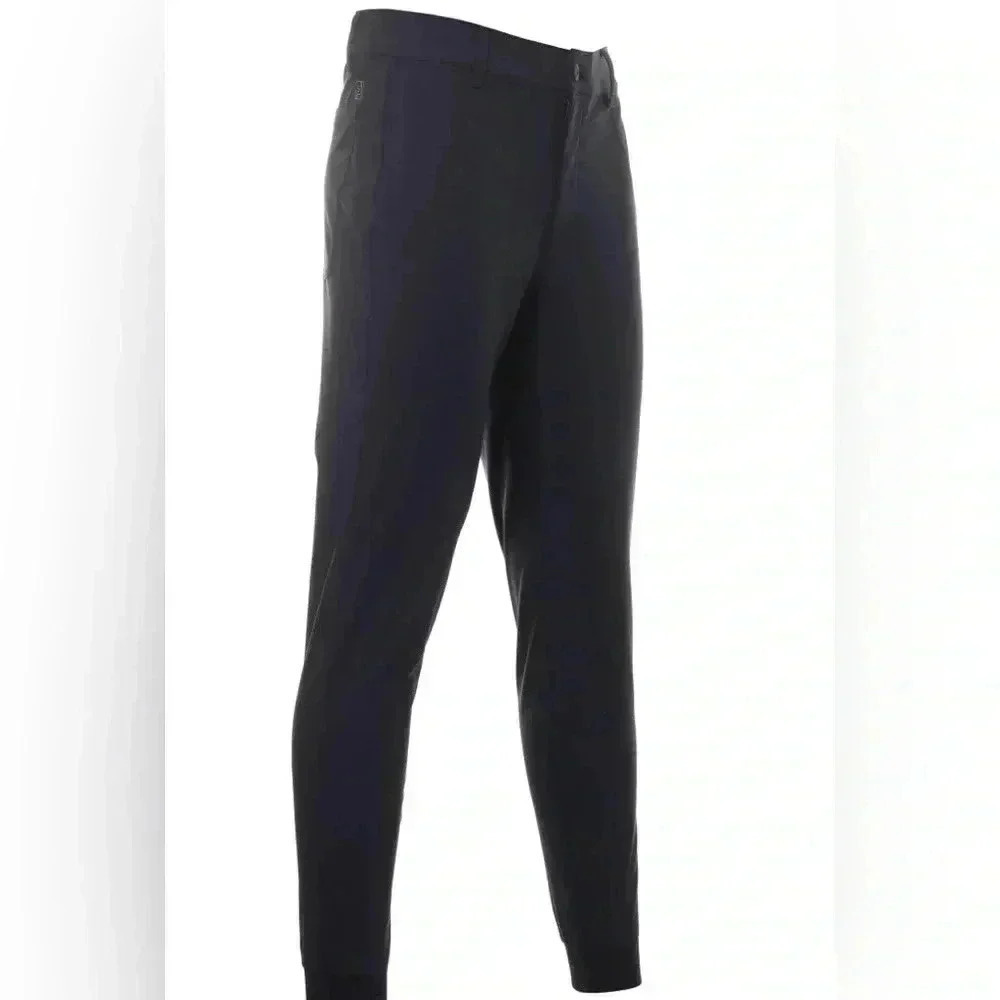 Footjoy casual athletic stretch lightweight 5 pckt blck performance golf pant 36